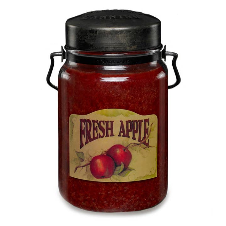 Classic Jar Candle-26oz-FRESH APPLE for wholesale by McCall's Candles