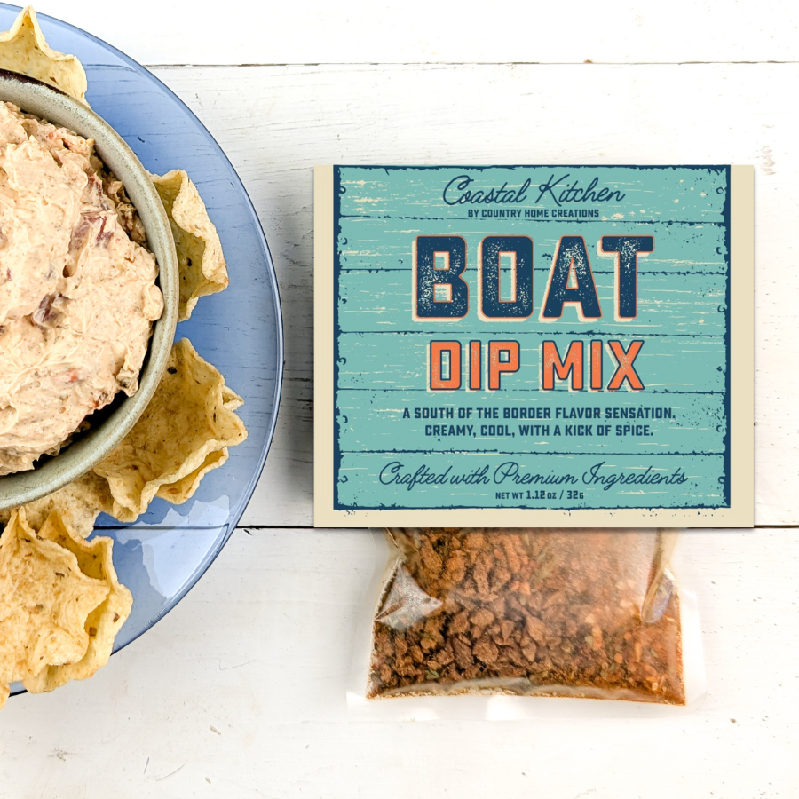 Country Home Creations - Wholesale Dip - Coastal Kitchen Boat Dip Mix2