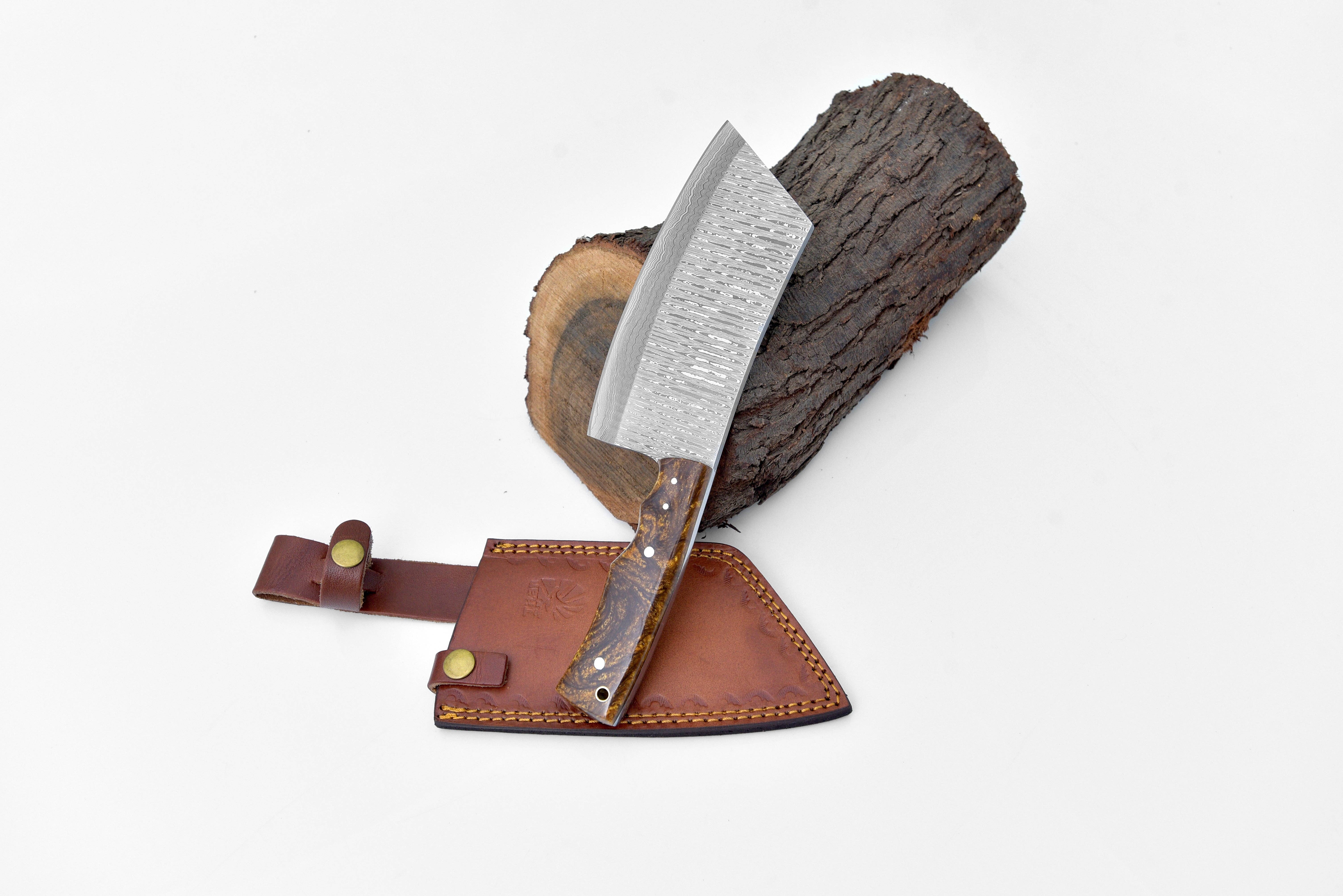 Titan International - Vente Couteau de poche/étui - Résine brune TK-2070