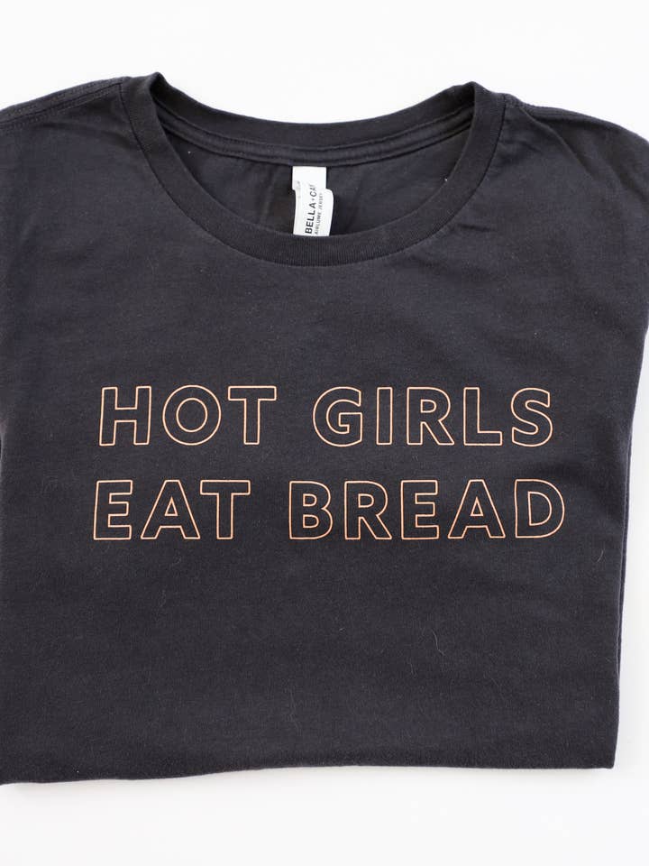 Camiseta "Las Chicas Sexys Comen Pan" - positividad corporal foodie para venta al por mayor de Overseasoned