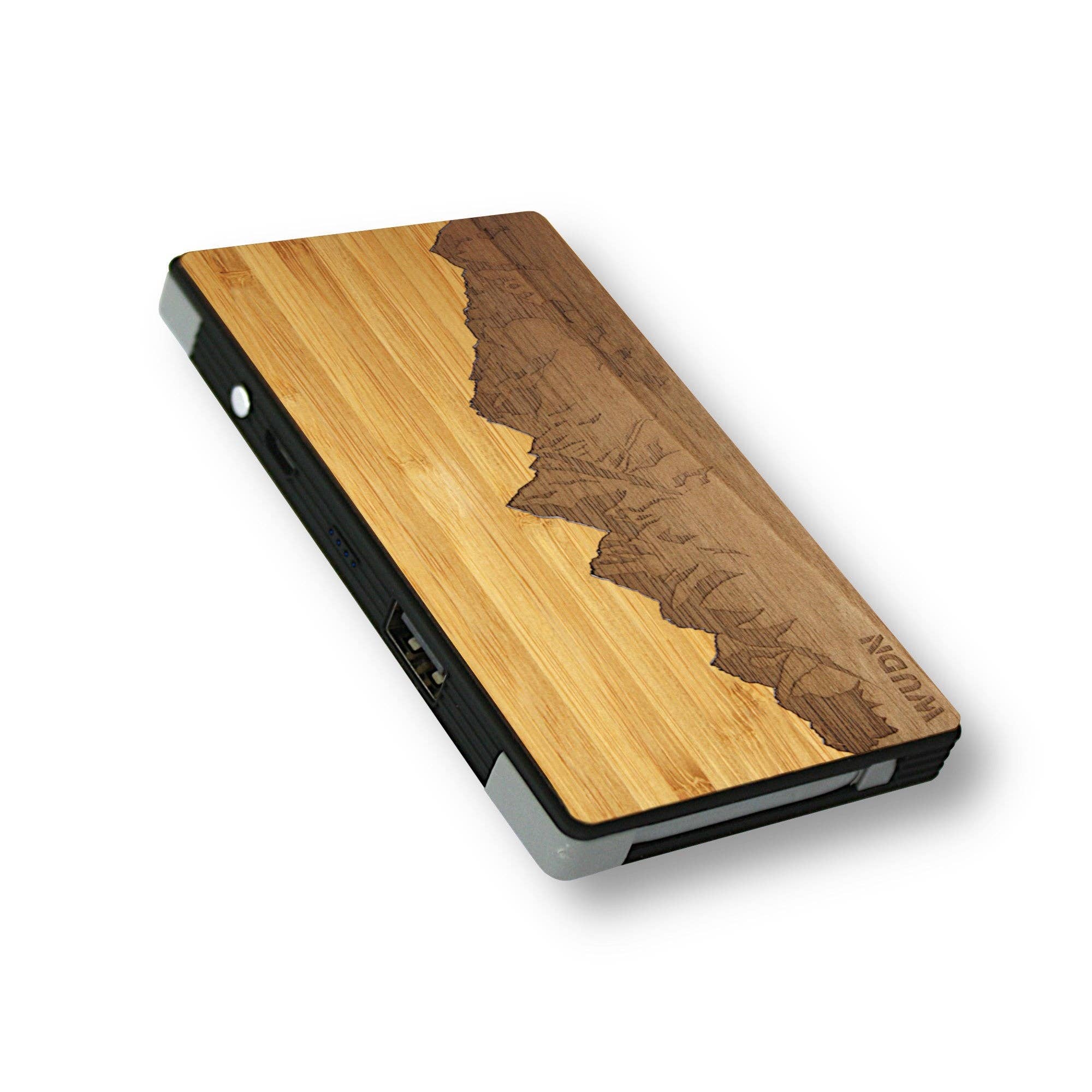 WUDN Handcrafted - Wholesale Portable Charger - Slim Power Bank (Sawtooth Mountain Traveler)1