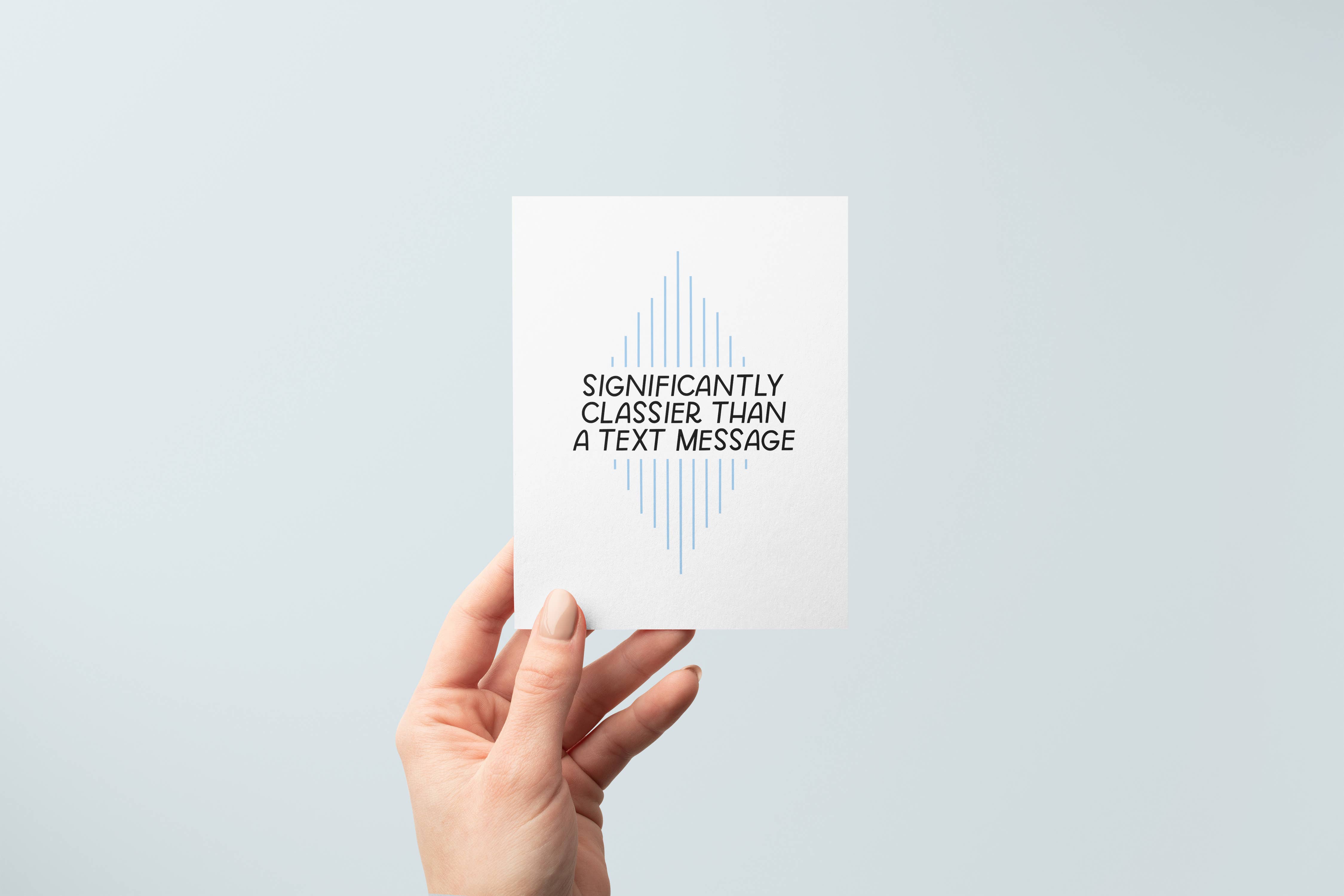 Just Follow Your Art – wholesale Birthday card – Classier Than A Text Card | Friendship, Birthday1