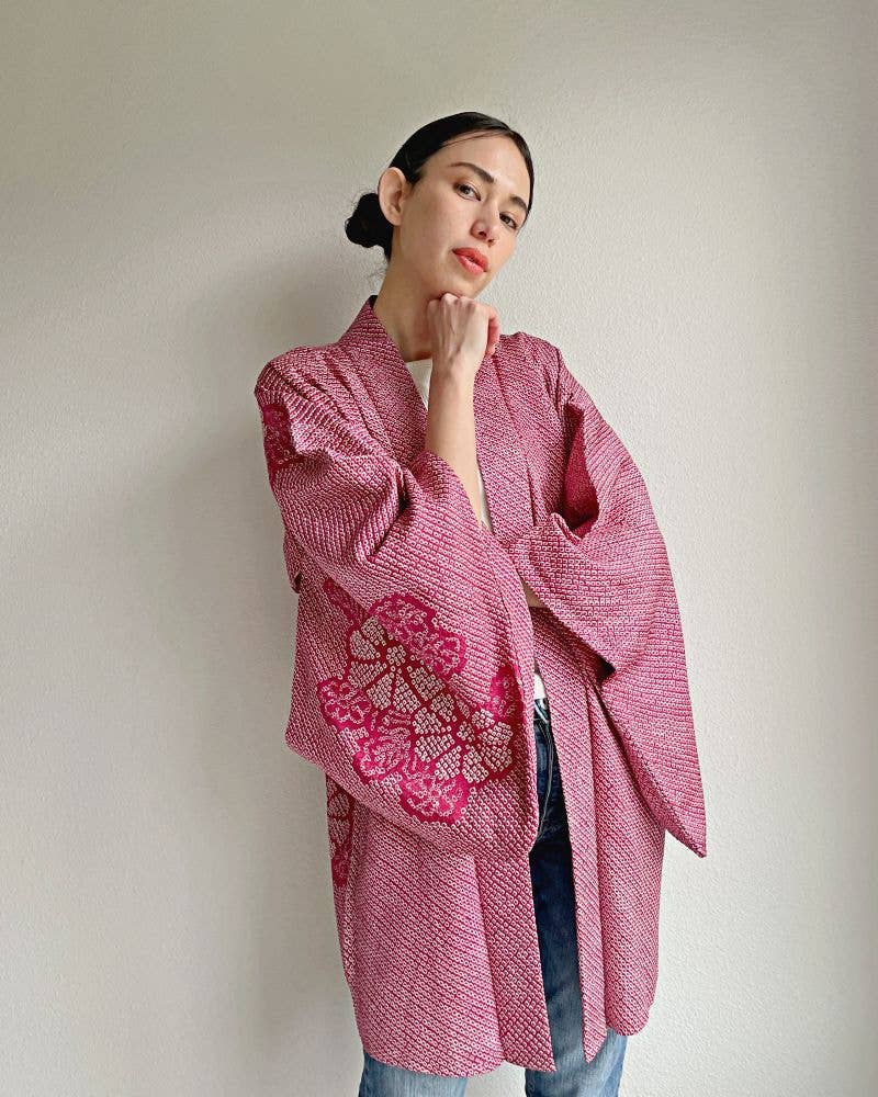 KimonoZen - Wholesale Kimono - Women's - Benigiku Haori Kimono Jacket2