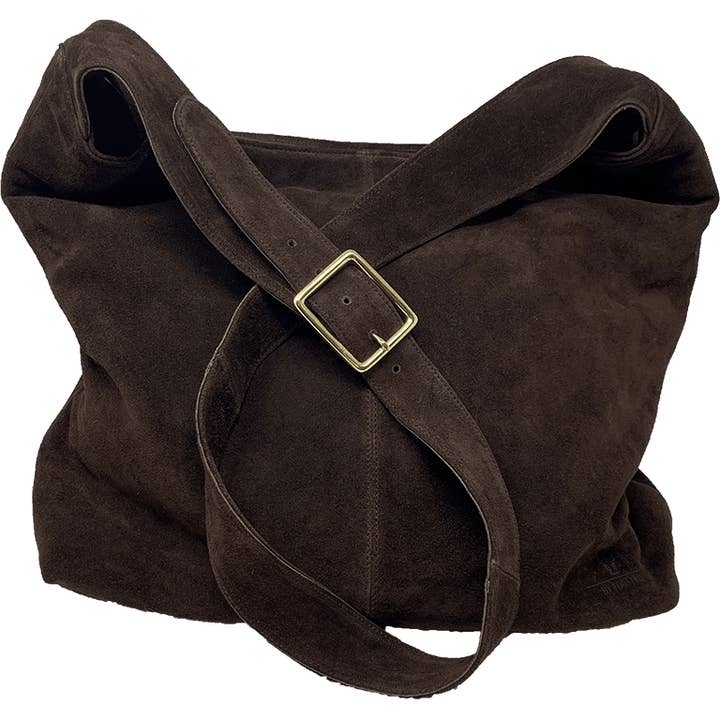 By Fogstrup - Vente Sac porté épaule – femme - Sac en daim extra large2