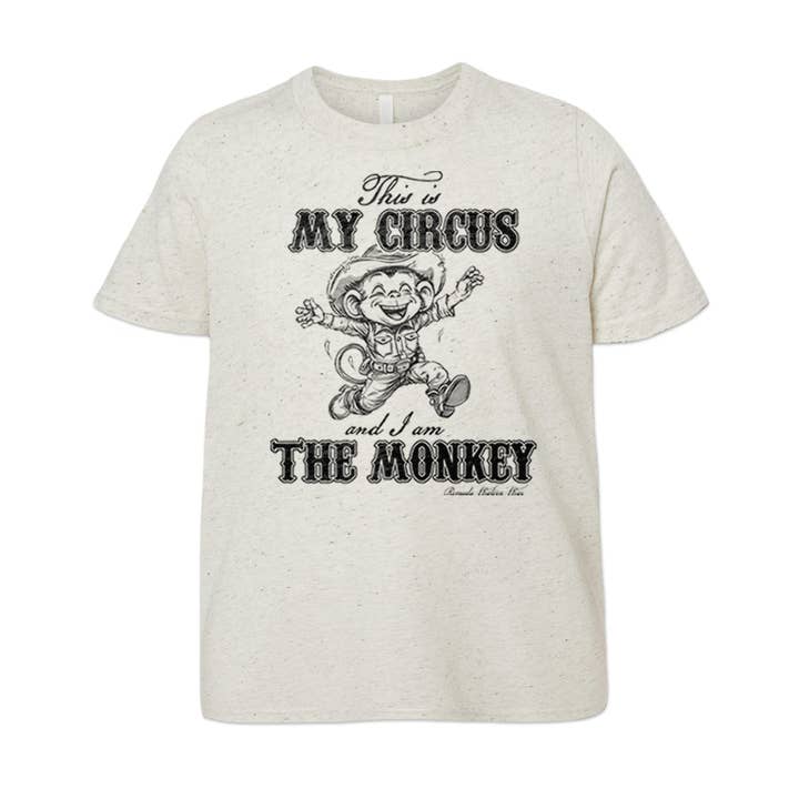 THIS IS MY CIRCUS AND I AM THE MONKEY Youth Western Tee for wholesale by Remuda Western Wear