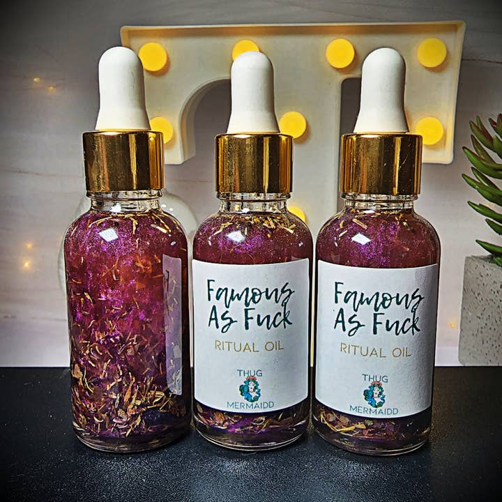 THUG MERMAIDD - Vente Huile essentielle - Huile de manifestation FAMOUS AS FUCK0