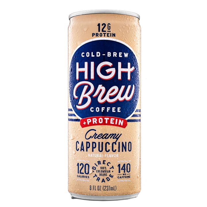 High Brew Coffee - Wholesale Iced Coffee/Cold Brew - Creamy Cappuccino +Protein