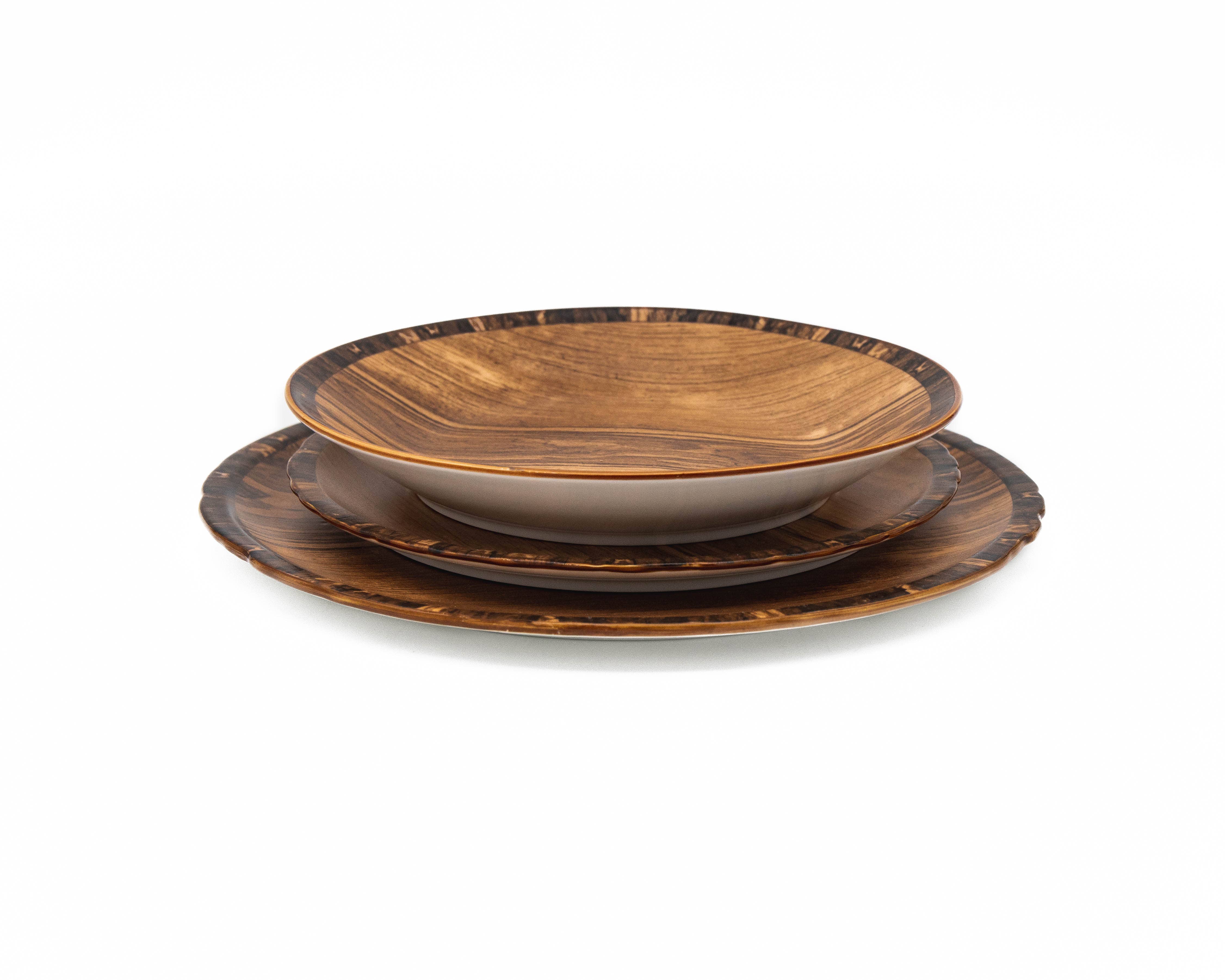 Godinger - Vendita all'ingrosso Servizio da tavola - Set da tavola Foret in porcellana da 12 pezzi - servizio per quattro persone1