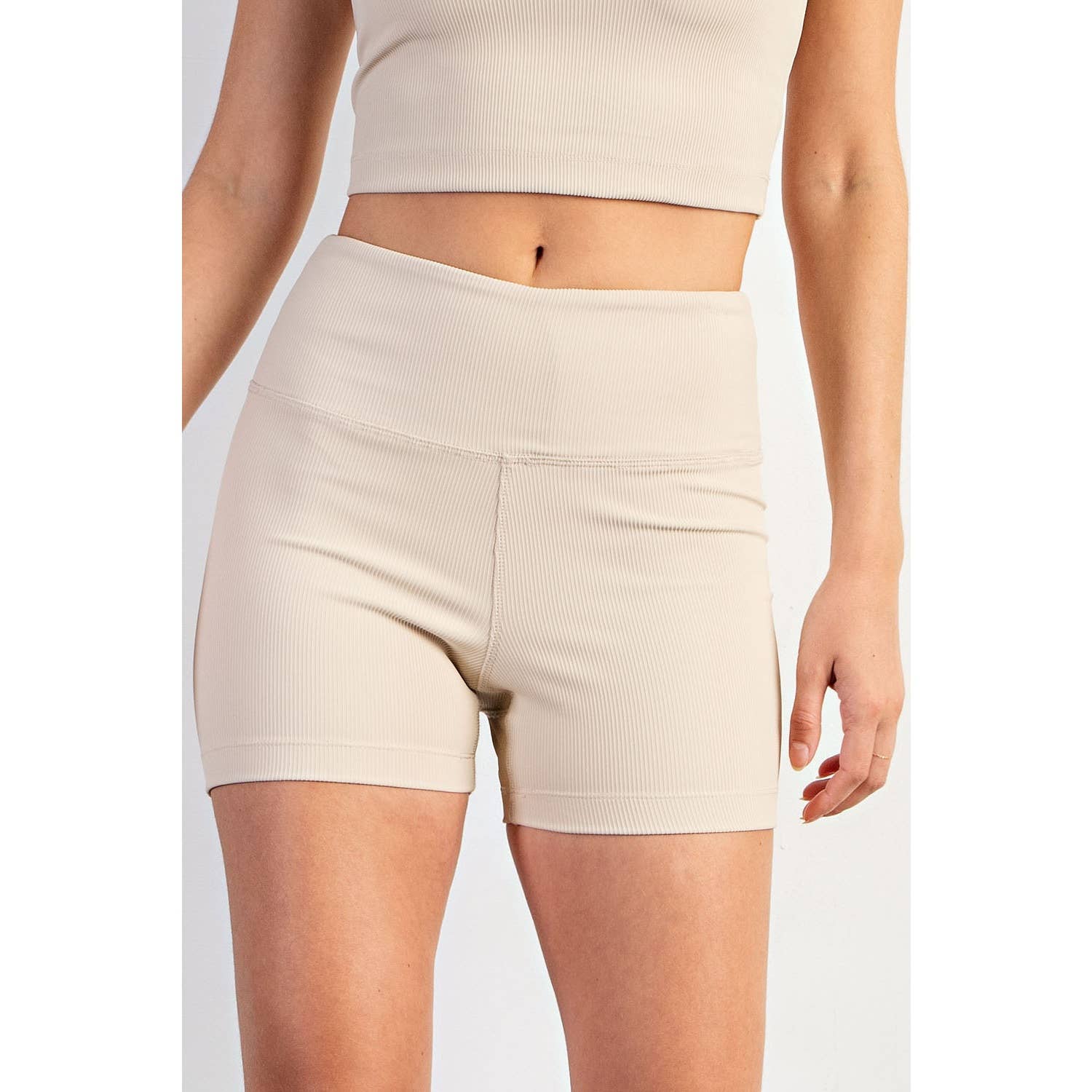 Rae Mode - Wholesale Athletic Shorts - Women's - NYLON RIB BIKER PANT WITH SIDE POCKETS12