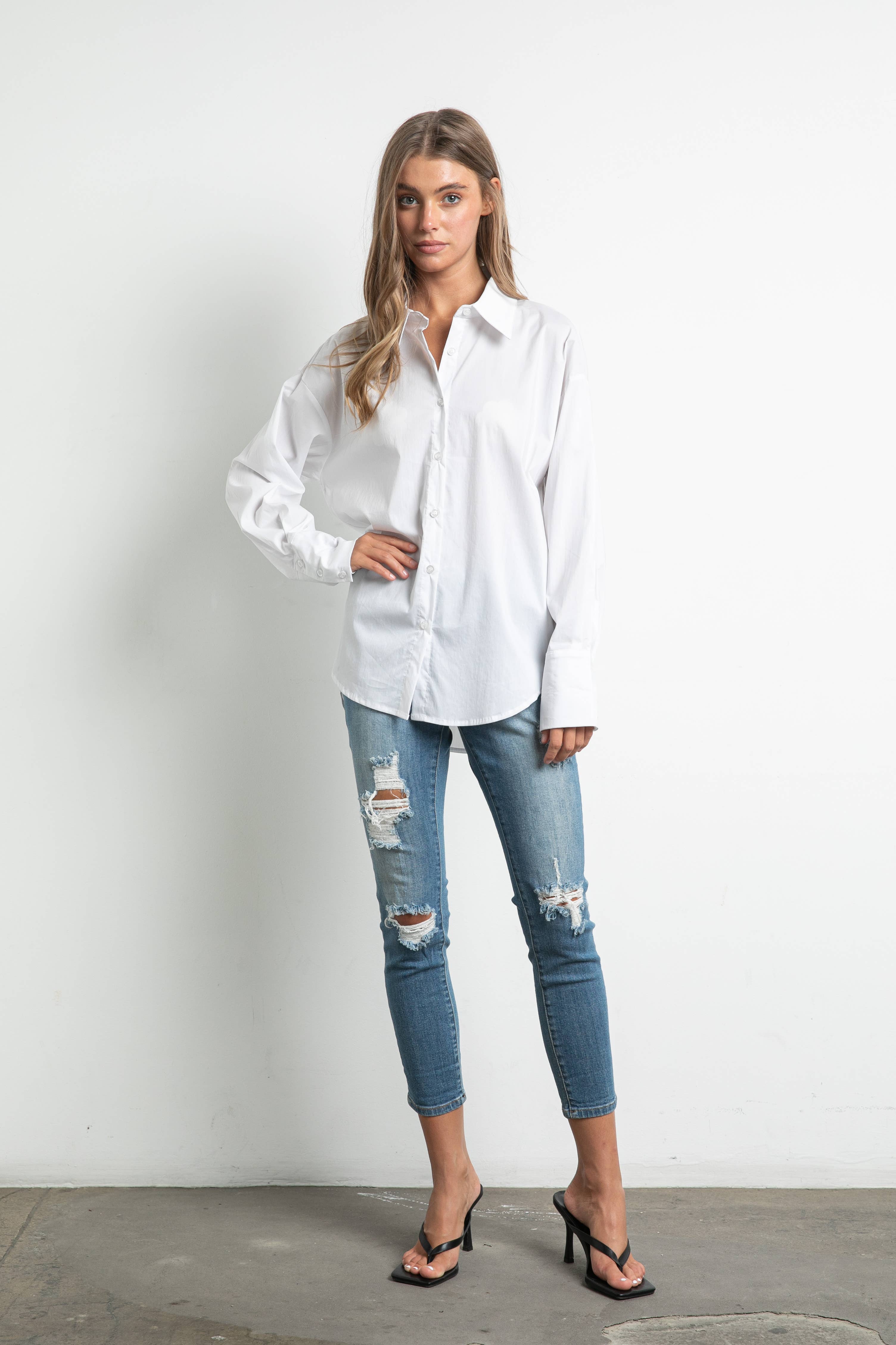 KIWI - Wholesale Button Down Shirt - Women's - IT2464 Top17