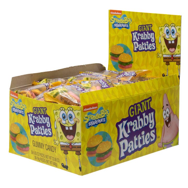 I Got Your Candy - Wholesale Gummy - Frankford Giant Original Krabby Patties Gummy 0.63oz -36ct