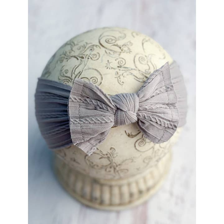 The Hair Bow Company - Wholesale Fashion Headband - Baby - Cable Knit Bow Headbands13