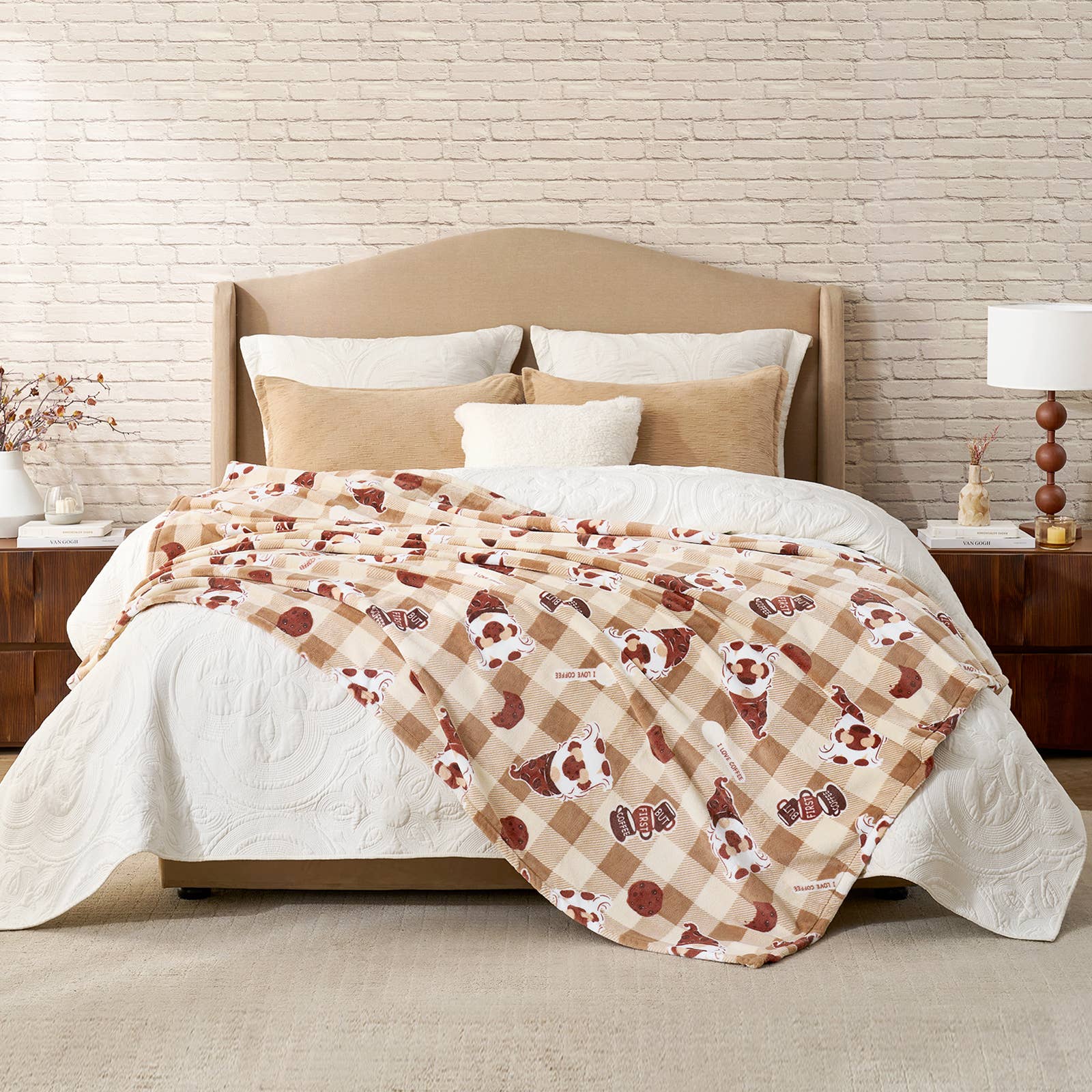 DreamValley - Wholesale Throw Blanket - CB Gnome Christmas Throw Blanket, 50*60"4