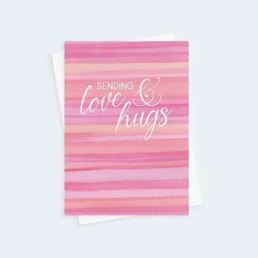 Enviando cartão de felicitações de amor e abraços por atacado de Holywood Design