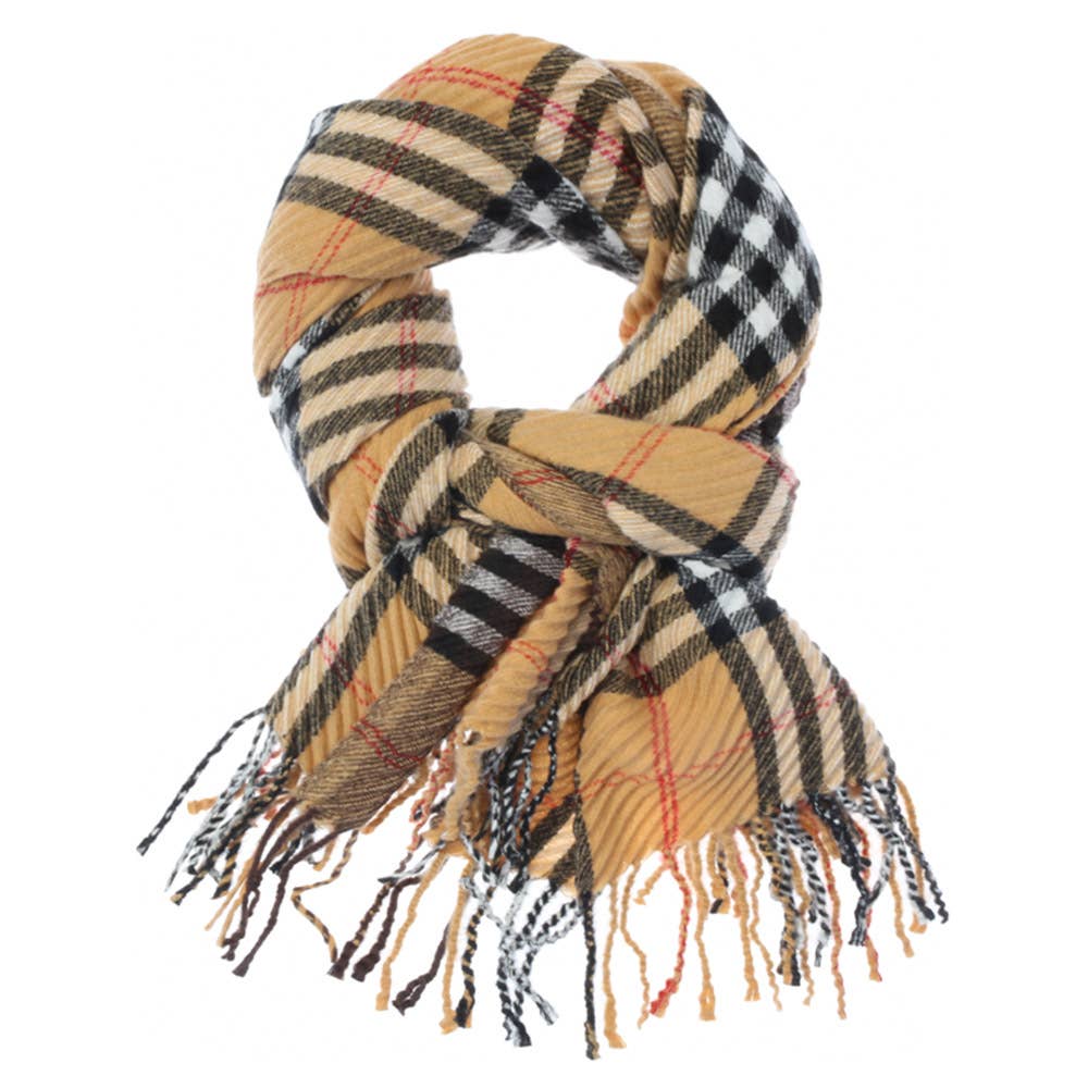 JOIA ACCESSORIES - Vente Écharpe – femme - ÉCHARPE RECTANGULAIRE À MOTIF À CARREAUX, LVSC 1051