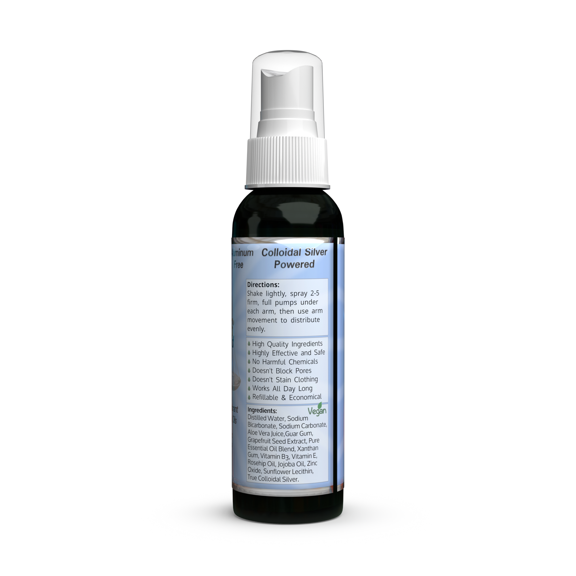 Silver Botanicals - Wholesale Deodorant - Unisex - Silver Shield Deodorant -  Spray, 2 oz.17