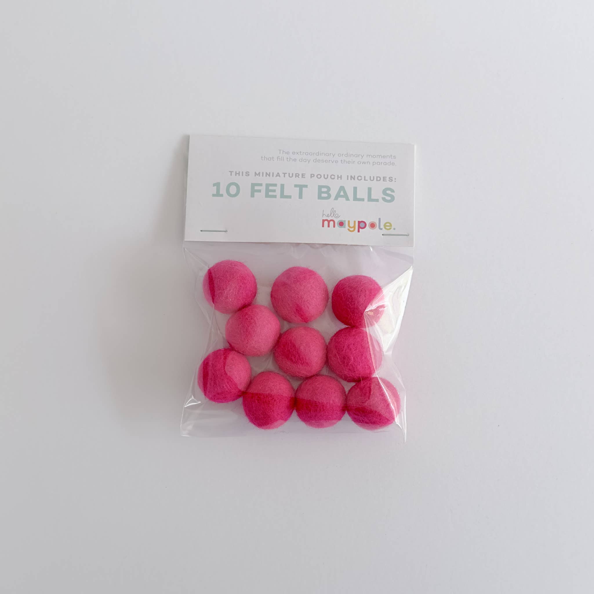 Hello Maypole - Wholesale DIY Craft Kit - Kids - 10 Felt Balls - Color Variety Slingshot Refill - Crafts0