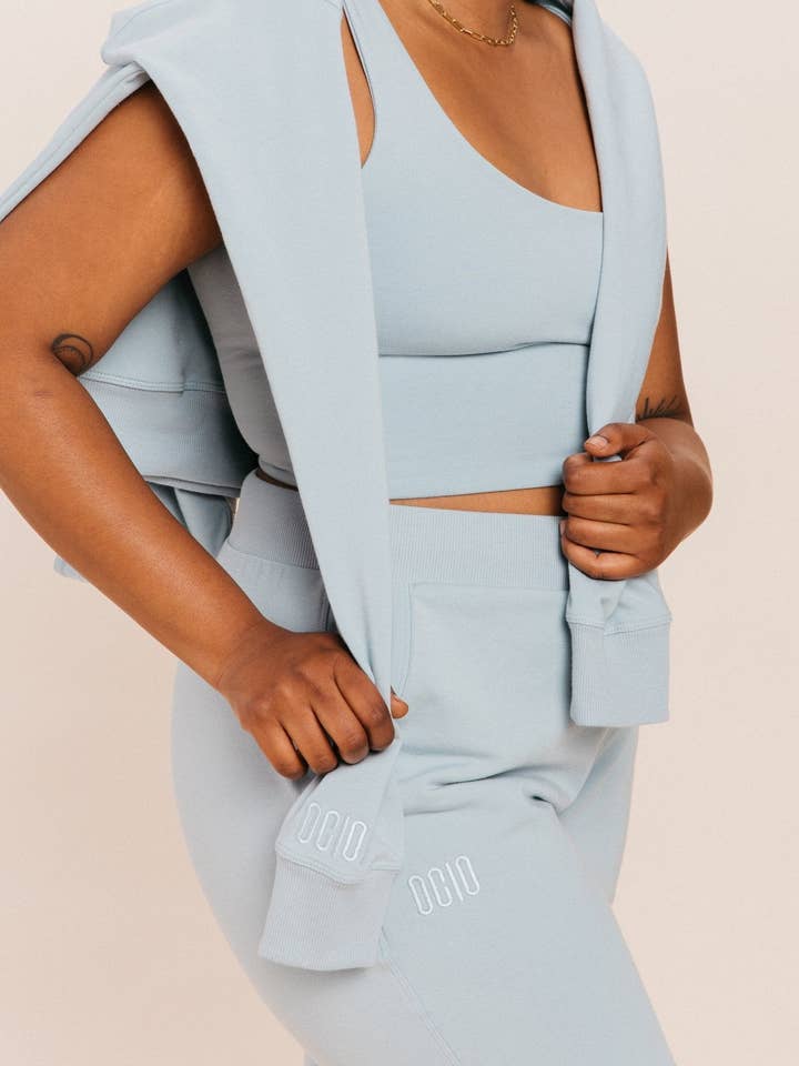 Classic SoftCore Jogger in High Dive for wholesale by Ocio Leisurewear