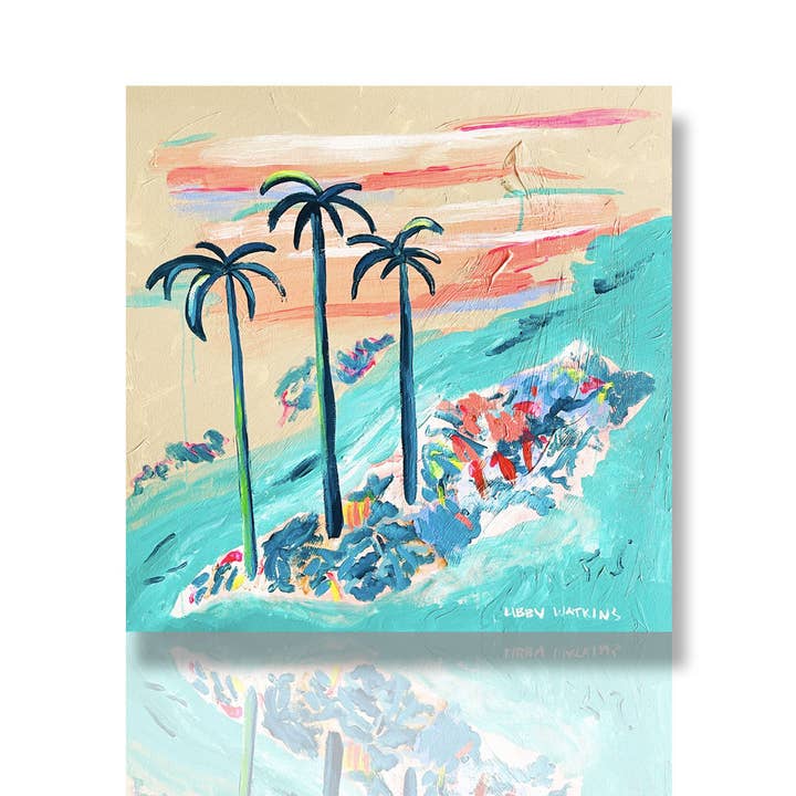Leinwandbild Reef Palms für den Großhandel von Libby Watkins