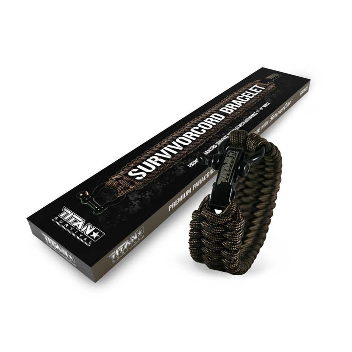 Pulseras de Supervivencia SurvivorCord Paracord para venta al por mayor de Solid Link Systems