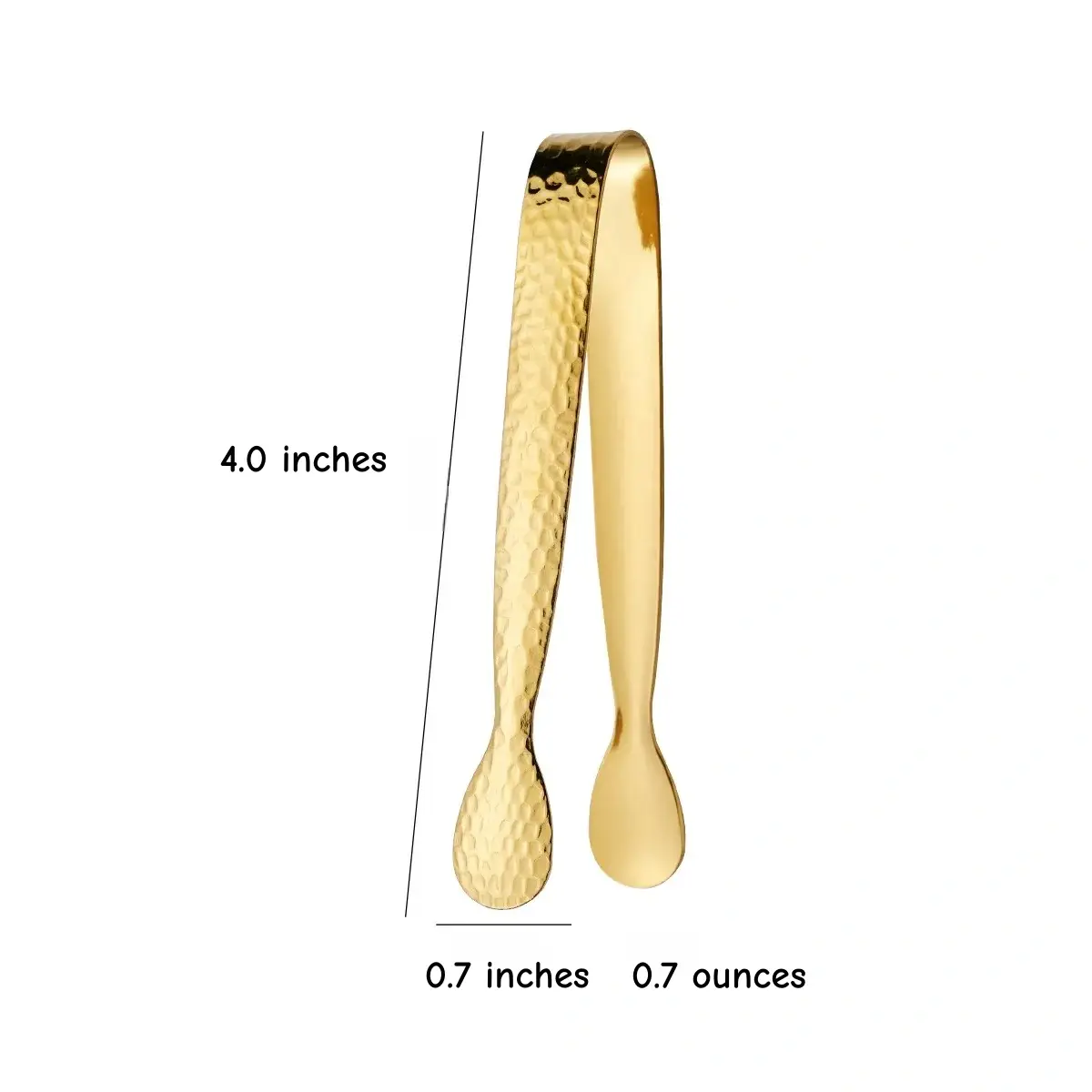 Otterware - Vendita all'ingrosso Pinze da cucina - Pinze multifunzione per zucchero/antipasti di design (finitura metallica)3