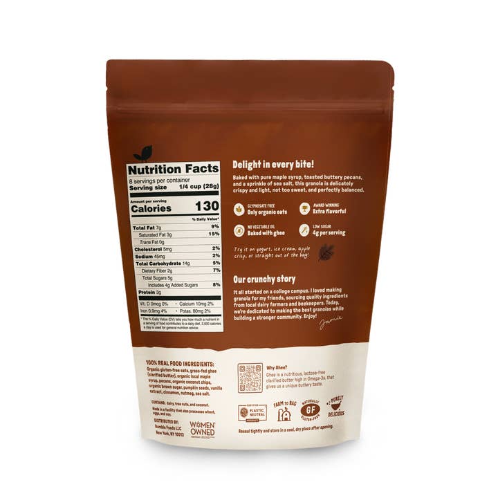 Jamie's Farm - Vendita all'ingrosso Muesli - Granola alle noci pecan d'acero con sale marino - Senza glutine e biologico4