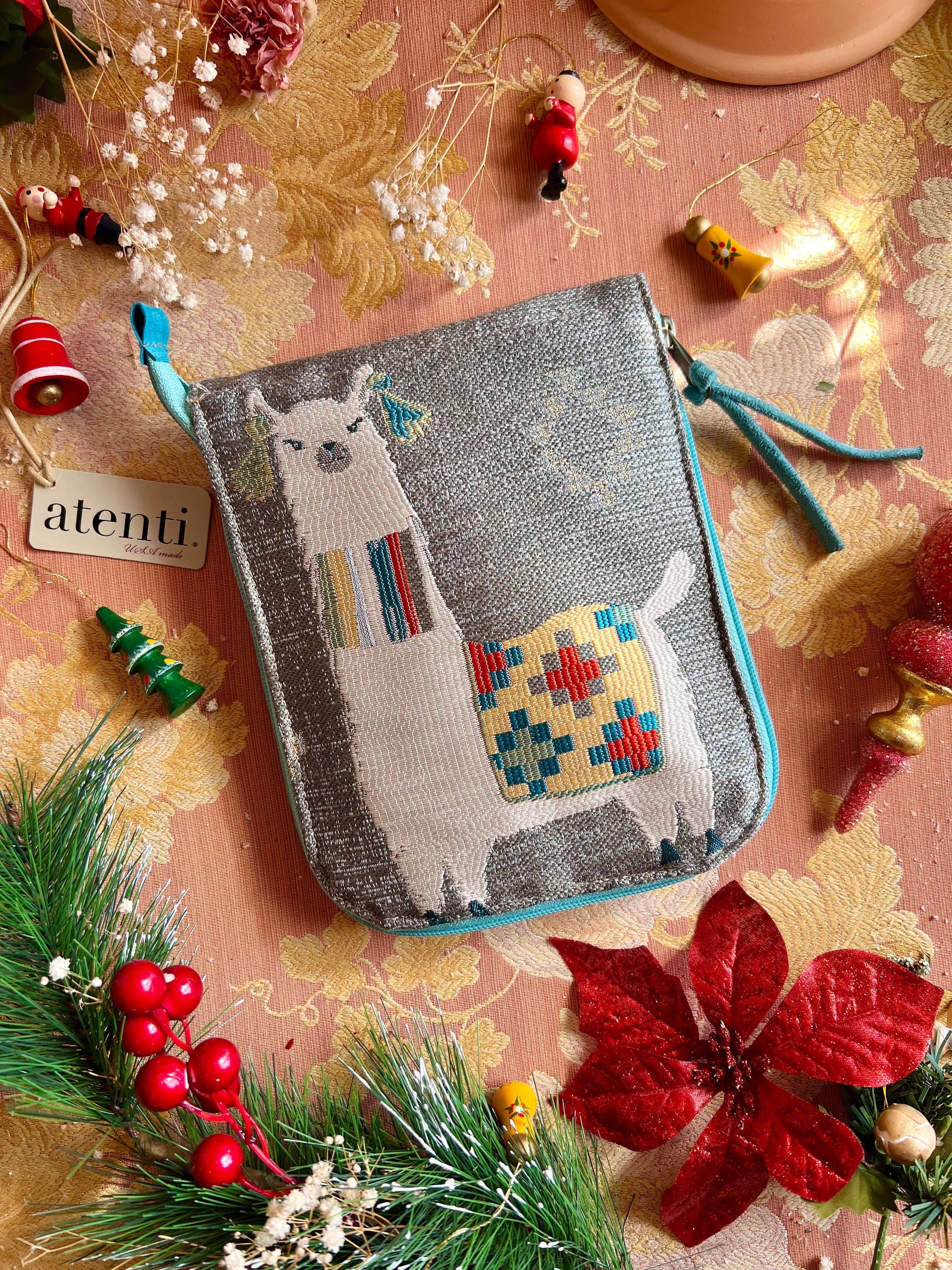 Atenti – Engroshandel Strikke-/hækleartikler – Mamallama Rundt Etui - Fås i Turkis4