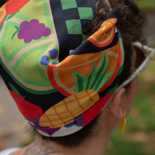 FOUR RABBIT - Wholesale Bandana - Unisex - Fruit Salad Bandana Board Game1