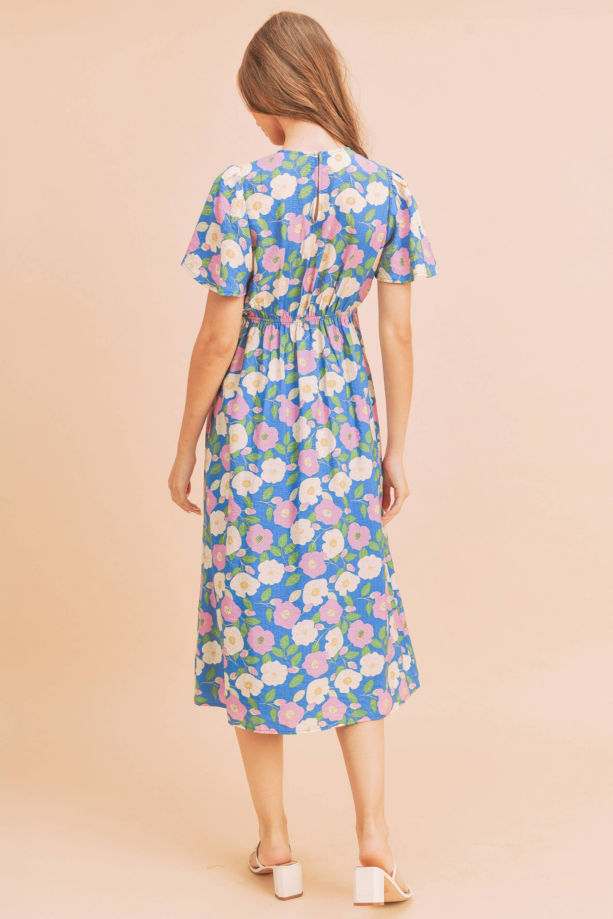 4109BK Inessa Floral Dress 3 for wholesale on Faire1