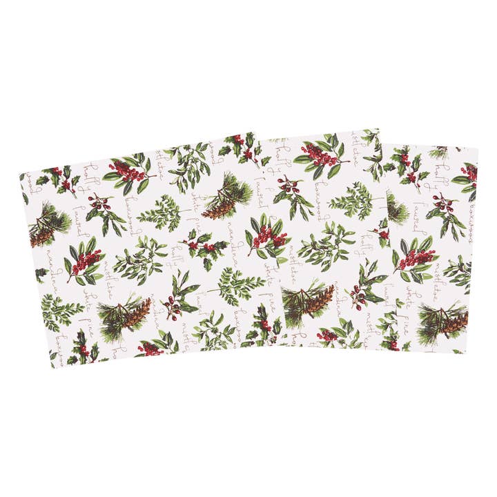 C&F Home - Wholesale Table Runner - Christmas Winter Botanical Table Runner