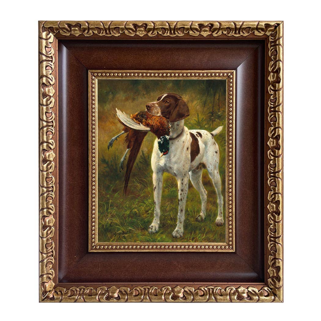 Madison Bay Co. - Historical Home Decor Reproductions – wholesale Wall decor – Kids & Baby – English Pointer with Pheasant Painting Print on Canvas14