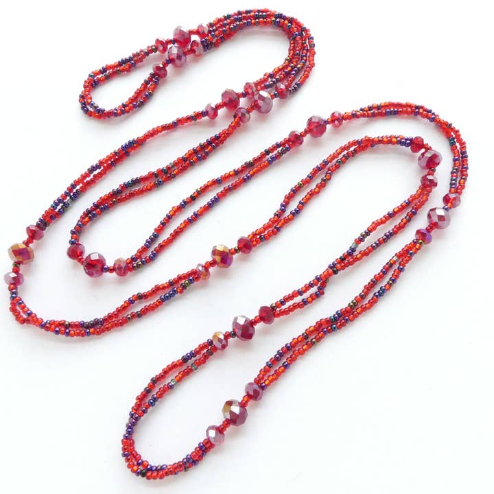 DIAMANTI DESIGNS - Wholesale Beaded/Pearl Necklace - Zelda Necklace - Assorted Colors8