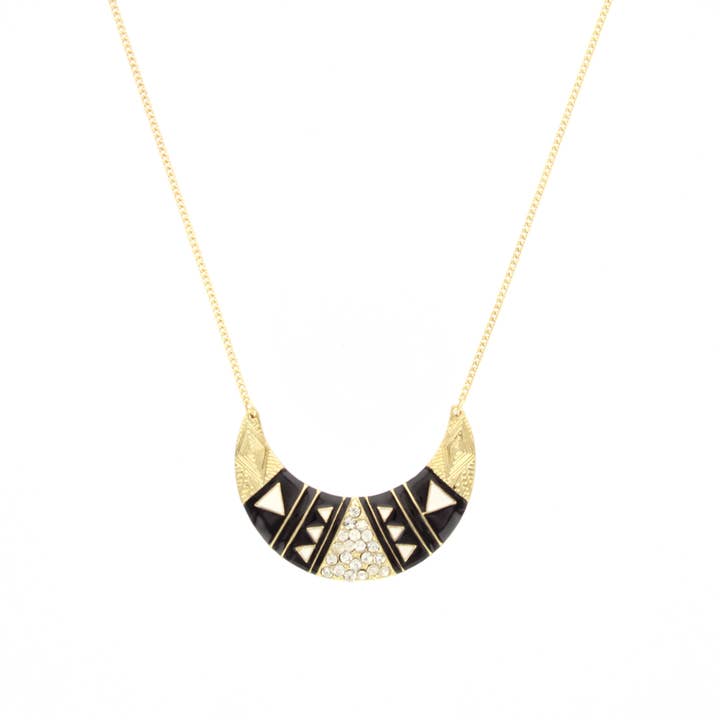 Azara Aztec Necklace for wholesale by Olivia Welles