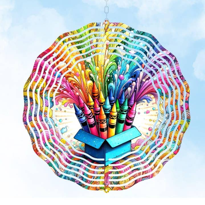 Lärargåva, Tillbaka till skolan, Vindspel, Tack till läraren, Gåva till lärare för wholesale av Uniquely Designed By Rebecca