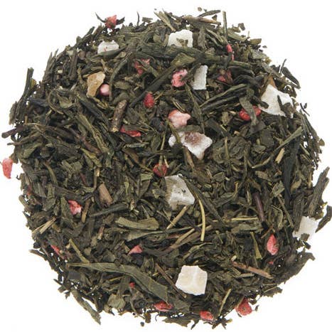 NovelTea Bookstore & Gifts - Wholesale Loose Tea - The Secret Garden Inspired - Strawberry Papaya GREEN TEA
