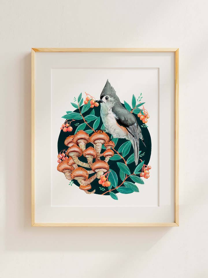 Mésange Bicolore pour la vente par Sarah Choquette Scott Artiste