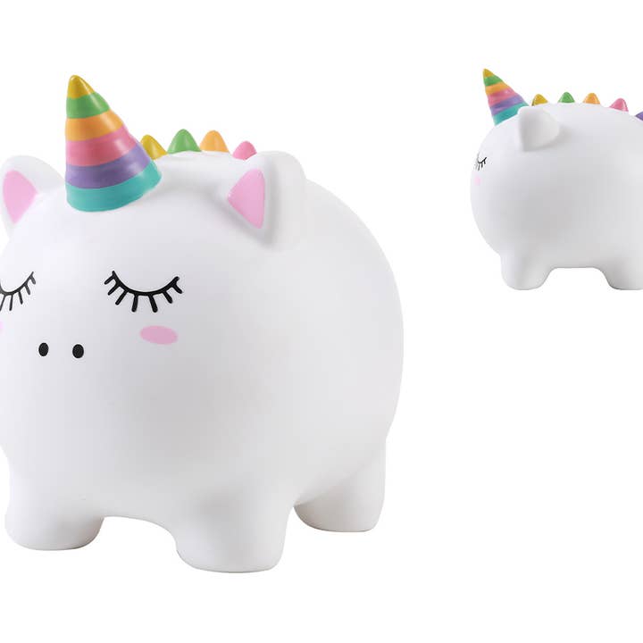 Unicorn piggy bank for wholesale by I-Total, I-Drink