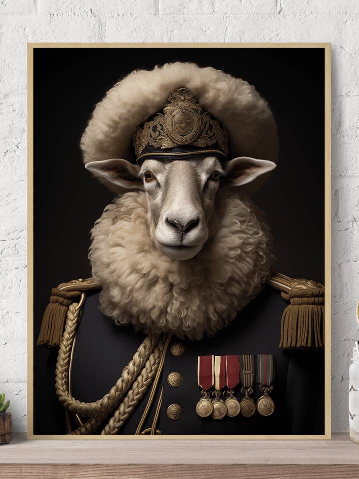 Cartaz de Carneiro em Tela Uniforme Impressão de Parede por atacado de Arttique - Artistry Canvas Prints