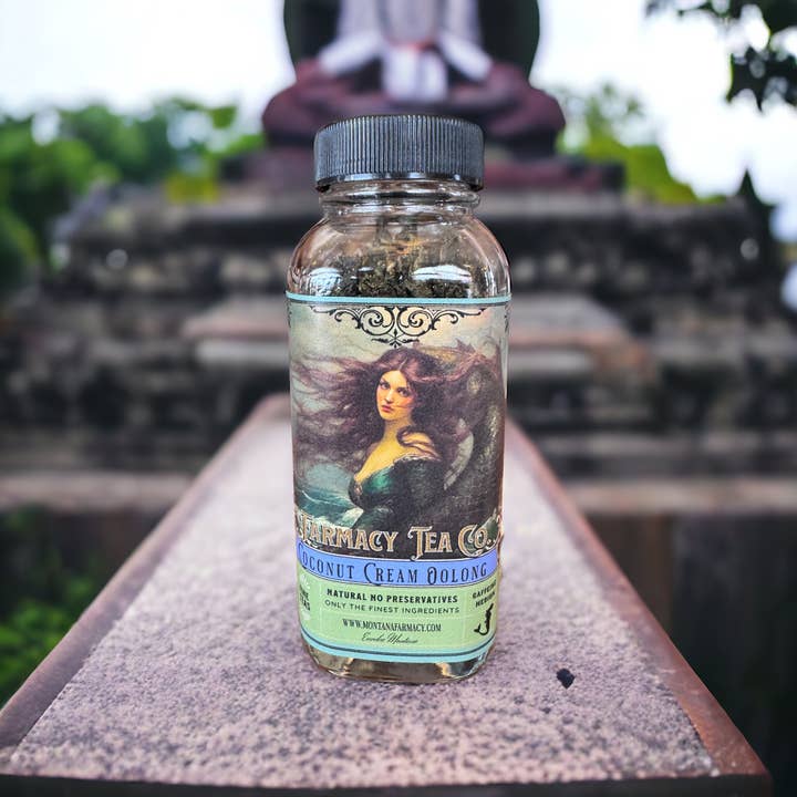 Montana Farmacy - Wholesale Loose Tea - Coconut Cream Oolong Majestic Mermaid Vintage Tea blend