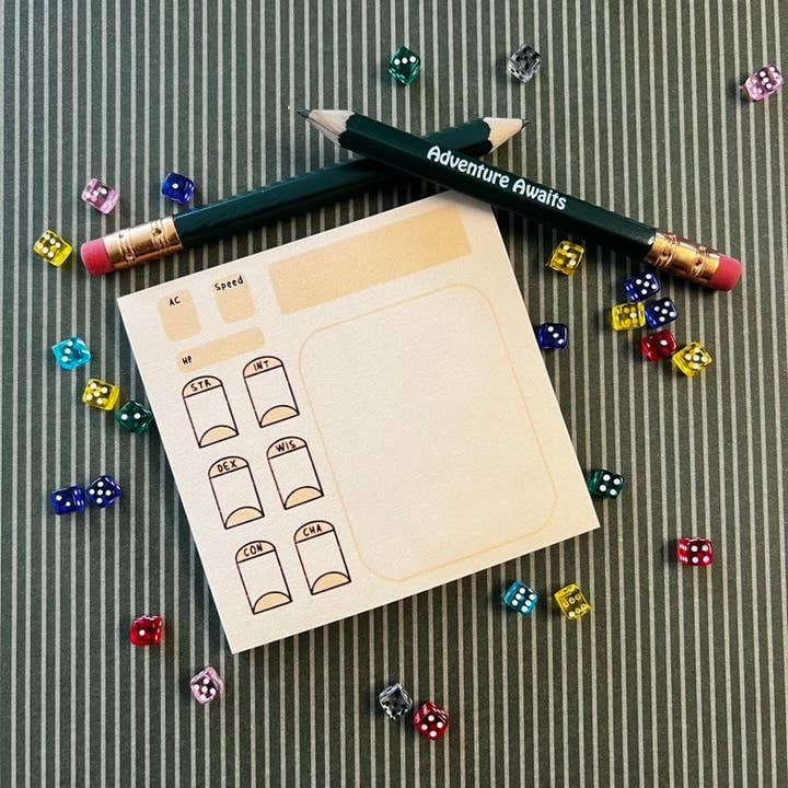 NPC Sticky Notes for wholesale by Oltwold Post Co