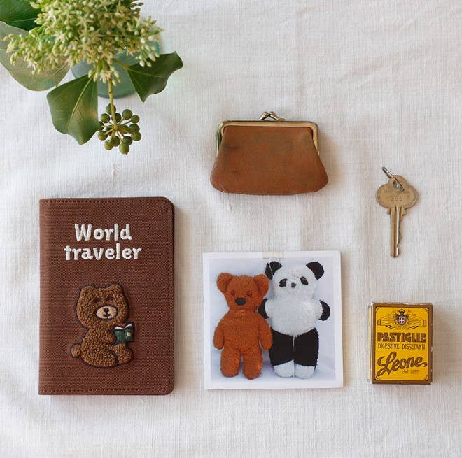 K-Wonderland - Vendita all'ingrosso Custodia per passaporto - Donna - [1537] Cover per passaporto Protect Travel Wallet - Ricamo di lusso11