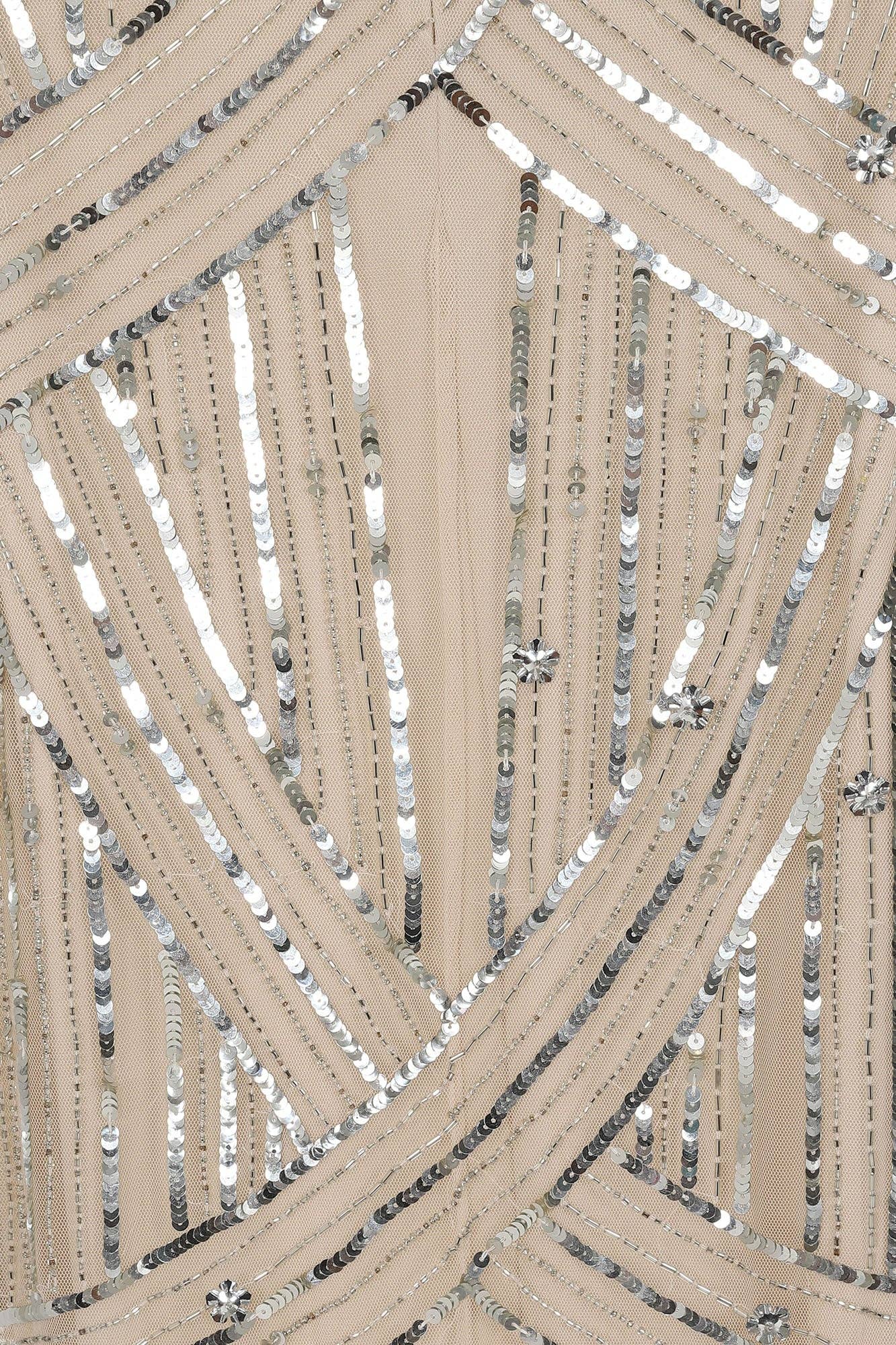 Lorraine Champagne Embellished Maxi Dress for wholesale on Faire3