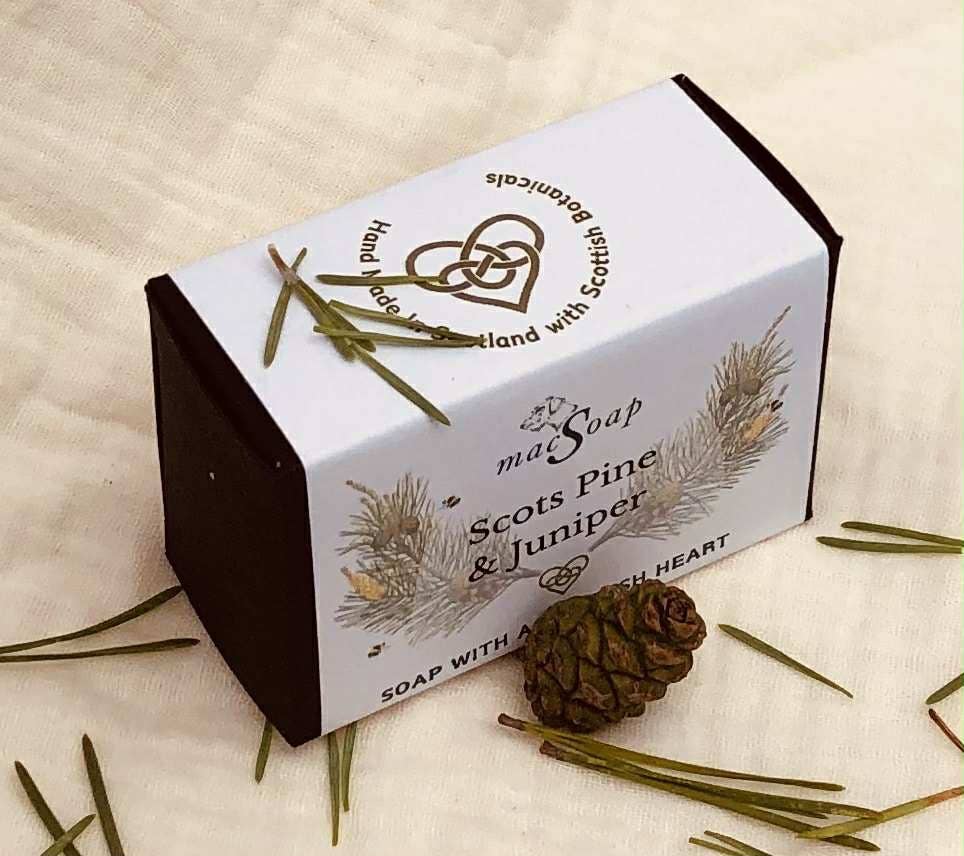 macSoap – wholesale Bar Soap – Scots Pine & Juniper.  Scottish Botanical Soap2