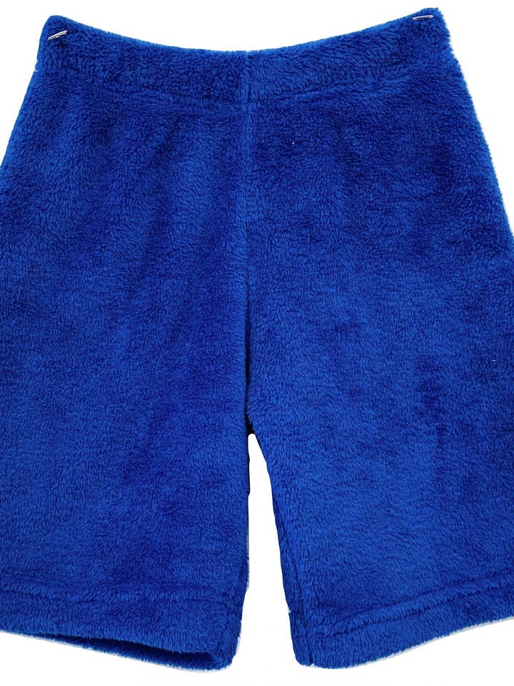 Shorts de pyjama longs bleu royal flou pour garçons pour la vente par Made With Love & Kisses