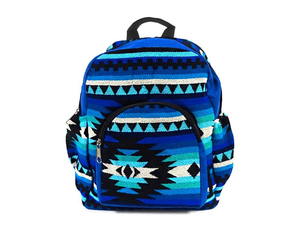 Pichincha - Wholesale Backpack - Women's - Small Tribal Striped Ecuadorian Backpack6