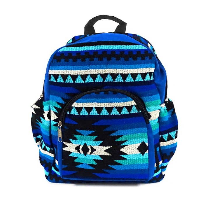 Pichincha - Wholesale Backpack - Women's - Small Tribal Striped Ecuadorian Backpack6