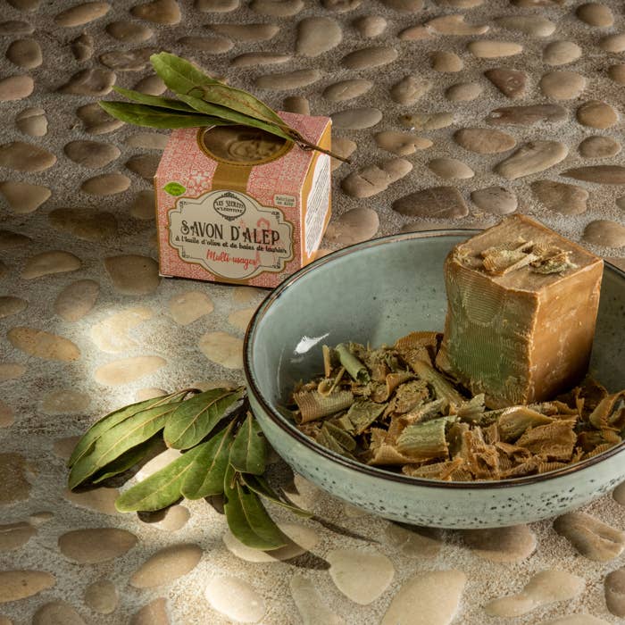 Les Secrets de Léontine – wholesale Tvål – ECOCERT fast Aleppotvål - 190 g0