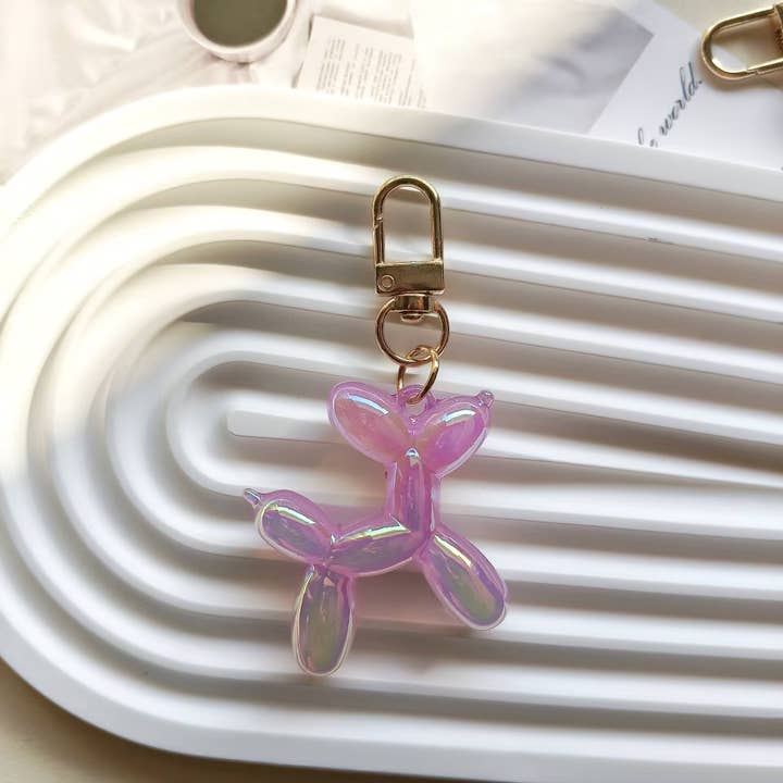 MKS America - Wholesale Keychain - Women's - Jelly Balloon Dog Keychain Bag Pendant4