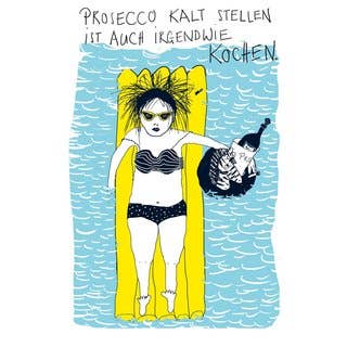 Prosecco towel for wholesale by i4art