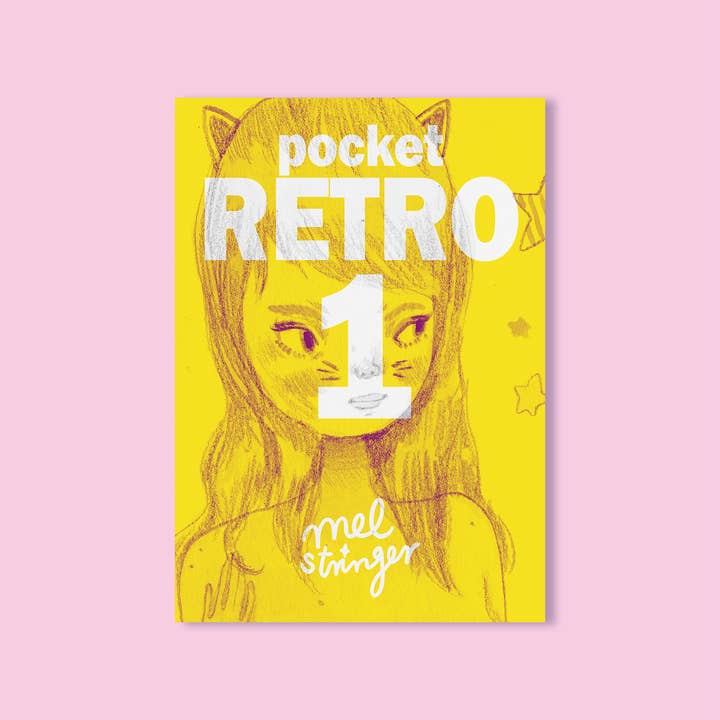 pocket RETRO 1 - Art Book / A5 Size / 100 Pages for wholesale by Mel Stringer